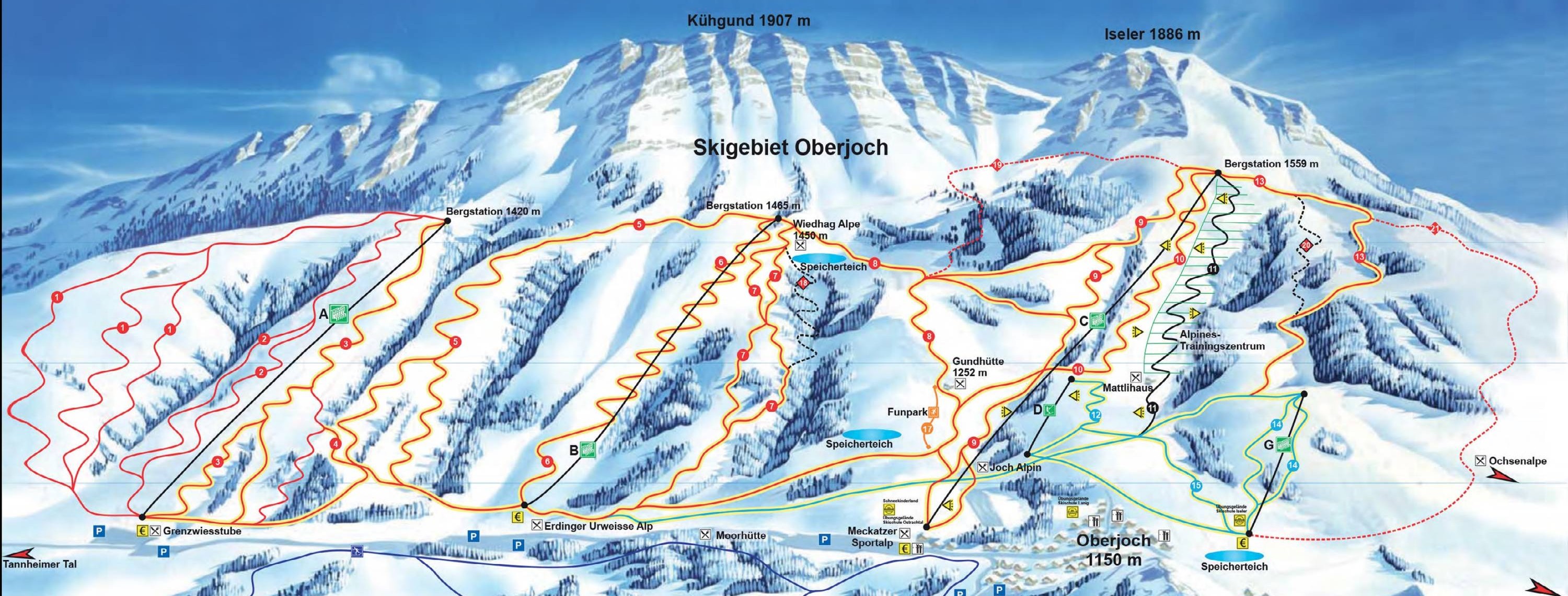 Oberjoch slopes