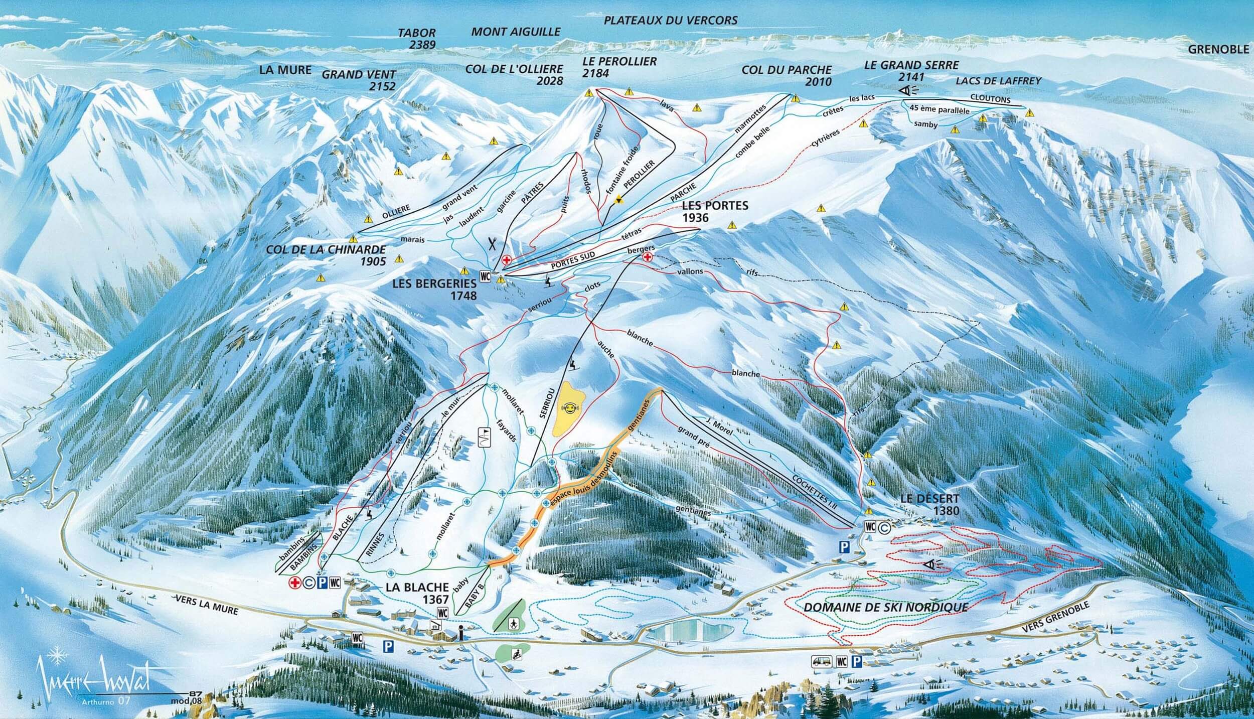 Alpe du Grand Serre slopes
