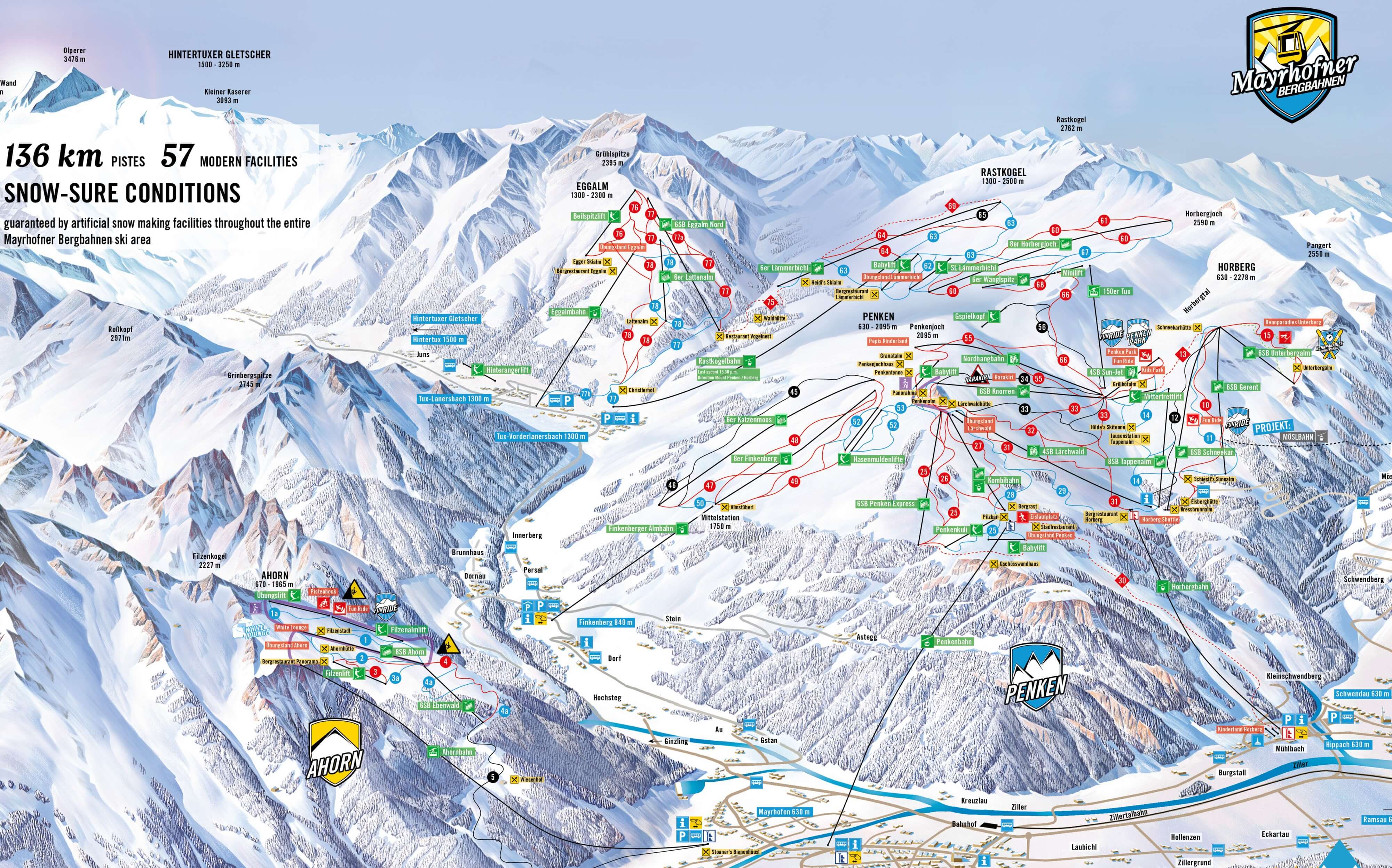 Mayrhofen slopes