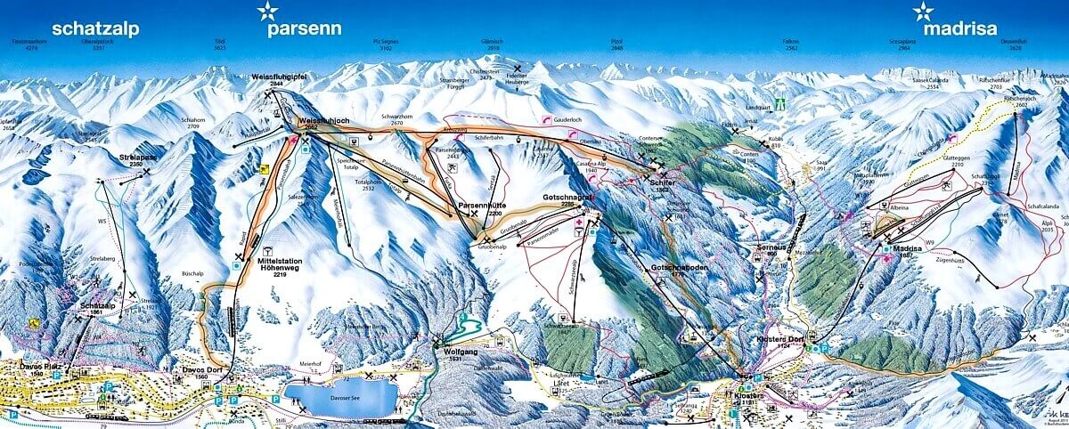davos-ski-map-schatzalp-parsenn-madrisa