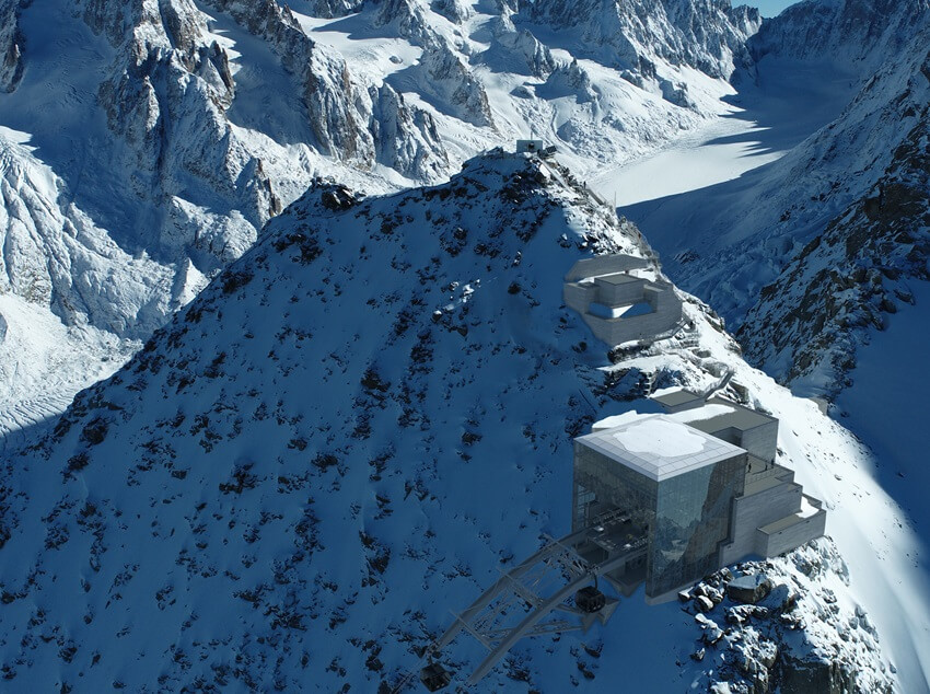 top ski station Grands Montets