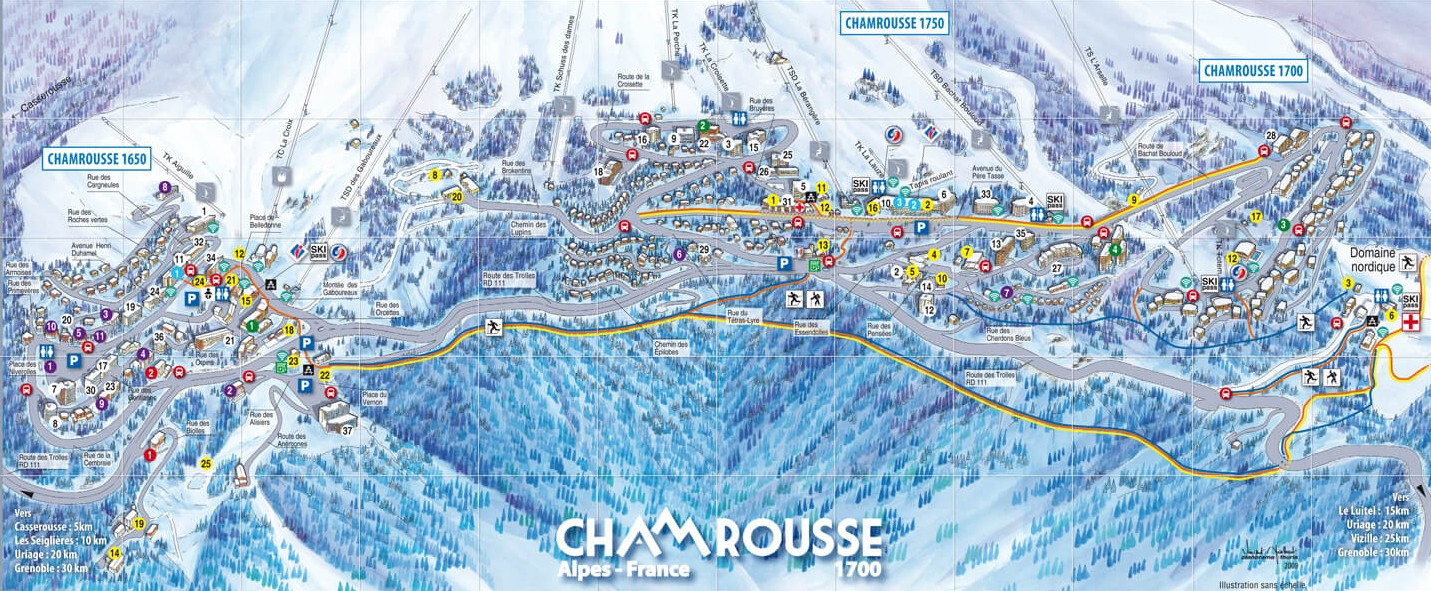 chamrousse-village-tourist-map