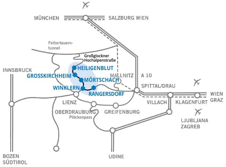 heiligenblut-tourist-map
